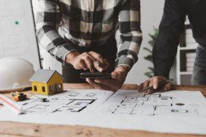 the home design architects are reviewing the house